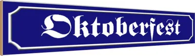 Produktbild von vianmo Holzschild 10x46 cm  Geburtstag Feiern Party