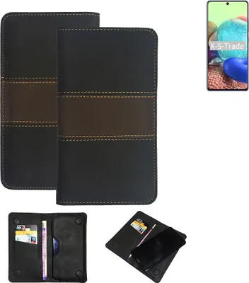 Produktbild von K-S-Trade Hülle Handyhülle kompatibel mit Oppo A72 5G Schutzhülle Walletcase Bookstyle Tasche Schutz Case Handytasche Wallet Cover Kunstleder