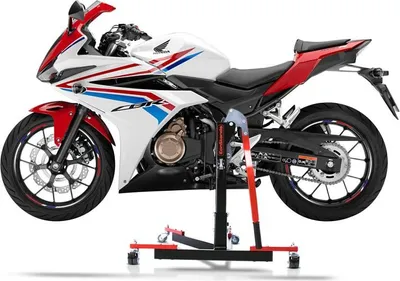 Zdjęcie produktu dla Stojak centralny CS Power Evo do Hondy CBR 500 R 19-25 czerwony
