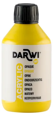 Produktbild von DARWI ACRYL OPAK 250ML Dunkelgelb