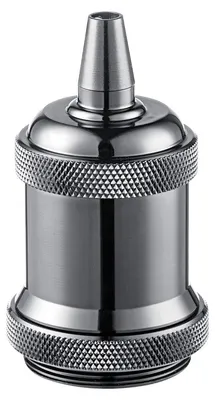 Produktbild von Home Sweet Home Design E27 Fassung Aluminium - zwart