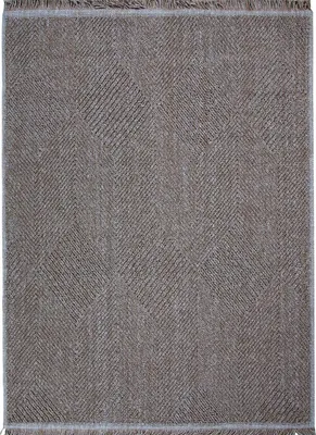 Immagine prodotto di Tappeto effetto juta per interni ed esterni, motivo a rombi, beige, 120x160
