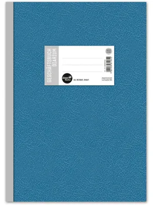 Produktbild von Staufen® Geschäftsbuch DIN A4 liniert, blau Hardcover 192 Seiten