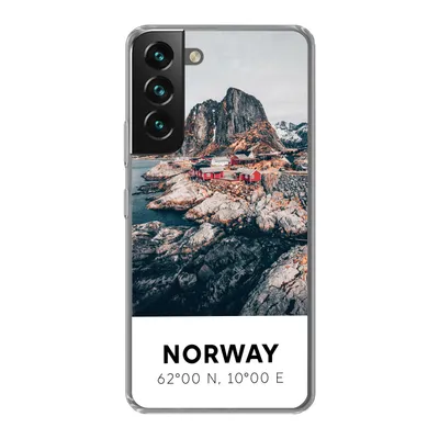 Produktbild von MuchoWow® Handyhülle Schutzhülle Hülle für Samsung Galaxy S22 Norwegen - Wasser - Bergen Silikon Softcase Handy Hülle - Mobiltelefonhülle