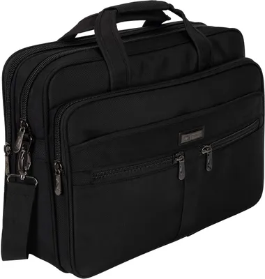 Produktbild von Messenger Bag Umhängetasche Aktentasche Herren Laptoptasche Arbeit Büro Schwarz