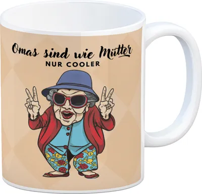 Produktbild von Omas sind wie Mütter nur cooler Kaffeebecher