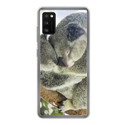 Produktbild von MuchoWow® Handyhülle Schutzhülle Hülle für Samsung Galaxy A41 Koalas - Knuddeln - Tiere - Jungen - Mädchen Silikon Softcase Handy Hülle - Mobiltelefon
