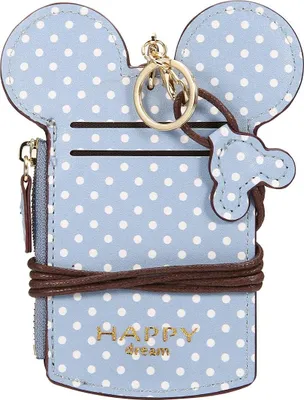 Produktbild von Kinder Brustbeutel, Mädchen und Jungen Niedlich Tier Gestalten Hals Tasche Welle Punkt Kartehalter Brieftasche Damen Münze Geldbörse