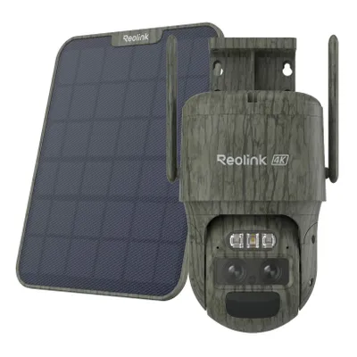 Produktbild von Reolink Trackmix Series G770 - 4K 8MP 4G LTE kabellose PTZ-Überwachungskamera mit 2 Objektiven, 6x Hybridzoom, Bewegungsverfolgung, inkl. Solarpanel 2