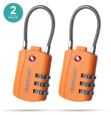 Immagine prodotto di Travelnet Lucchetto da viaggio TSA con combinazione Set da 2