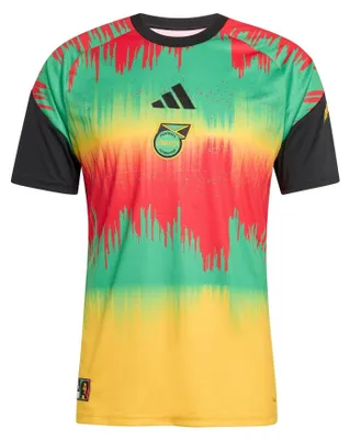 Produktbild von Adidas - "2026 Pre Match" Fußballtrikot für Herren, Jamaica, Kontrasteinsatz GT58030 (XL) (Gold/Grün)