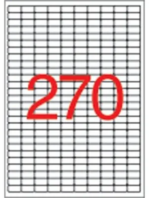 Obrázok produktu pre APLI 10197, Biela, Samolepiaci štítok, A4, Laserový, Odnímateľné, Obdĺžnik
