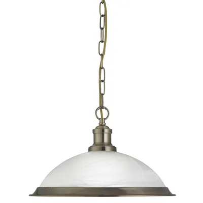 Immagine prodotto di Lampada a sospensione moderna in ottone antico 1xE27 fino a 40 watt 230V in metallo e vetro camera da letto cucina soggiorno sala da pranzo lampade lampada illuminazione interna