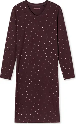 Produktbild von Schiesser Damen Sleepshirt 100cm ST burgund 036