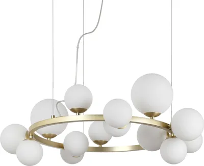 Produktbild von Perlage Contemporary Suspension Metall Messing 14 Lichter G9 3W 3000K Warmes Licht