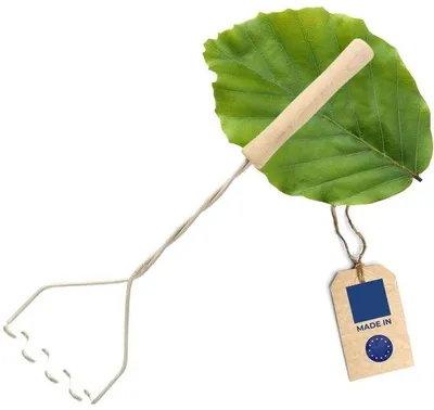 Productafbeelding van Aardappelstamper met Houten Handvat - 36 cm