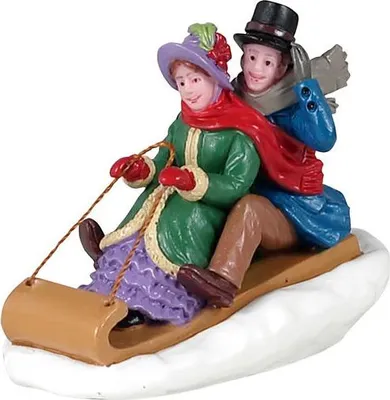Productafbeelding van Victorian toboggan ride kerstfiguur LEMAX