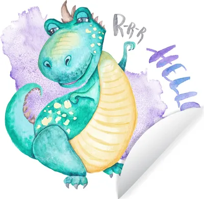 Produktbild von MuchoWow® Runde Wandtattoo - Wandsticker Tapete Aufkleber Kinderzimmer - Blau - Dinosaurier - Jungen - Mädchen - Kind Ø 100 cm Selbstklebend und Repositionierbar - Wandaufkleber - Kreis - Tapetenkreis - Wandbild rund - Schlafzimmerdekoration - Wanddeko - runde Tapete - Kunst für zu Hause