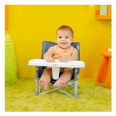 Obrázok produktu pre Prenosné podporné sedadlo Bright Starts Pop 'n Sit – sivá