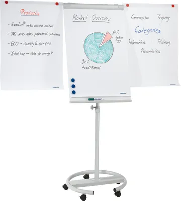 Immagine prodotto di Franken F2400/N Lavagna a fogli mobili - 68 x 105 cm