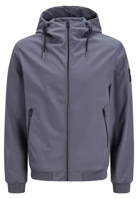 Immagine prodotto di Jack & Jones (88) JJEBASIC, giacca softshell con cappuccio, modello Turbulence, taglia M