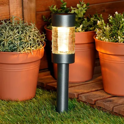 Immagine prodotto di Lampada solare da giardino a LED, da incasso, 27 cm