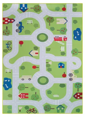 Produktbild von Tapiso Kinderteppich SNOOKI farbig, pflegeleicht, rutschfest, für Kinderzimmer 120 x 160 cm