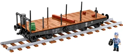 Immagine prodotto di Cobi COBI 6284 German Railway Schwerer Plattformwagen Typ SSY 6284