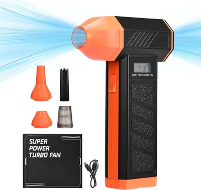 Produktbild von Elektrischer Druckluft-Staubbläser - Luftduster für PC-Reinigung - 200000 U/min - 10500 mAh - 4 Stufen - Wiederaufladbar