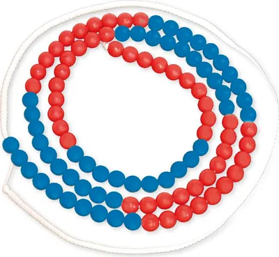 Produktbild von TimeTEX Rechenkette bis 100, rot/blau, 10er Schritte