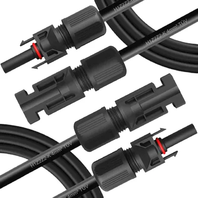 Produktbild von Solarkabel Verlängerungskabel für Solarmodule Solar Stecker 1500V 4 /6 mm² KabelSteuersatz:0% gem. § 12 Abs. 3 UStG;Solarkabel Länge:2x 45M 6mm²