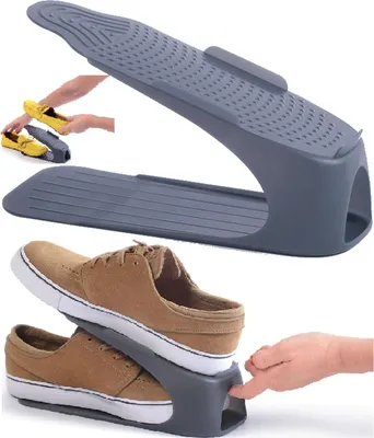 Productafbeelding van 4-in-1 schoenenorganizer Spacyshoe, maat 38-45 | Anthraciet