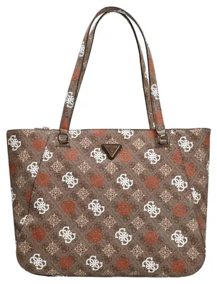 Produktbild von GUESS Shopper Handtasche Eliette Logo Latte Logo/Ginger