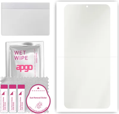 Produktbild von apgo Hydrogel Schutzfolie, Matt, kompatibel mit Oppo A78 5G, flexibele Displayschutzfolie, Folie mit Positionierhilfe, Anti-Fingerprint, kratzfest, einfache Montage