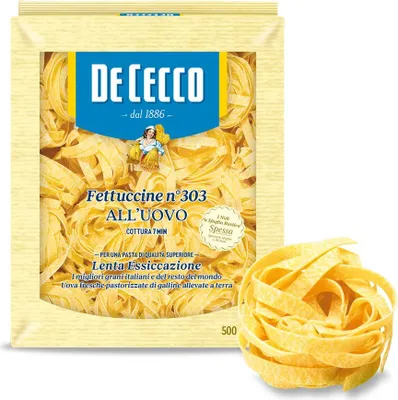 Produktbild von De Cecco Fettuccine Nudelpaste, 500 g