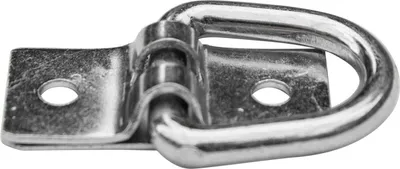 Produktbild von Bozamet Zurring H-25 mm klappbar, 21 mm breiter Aufbauring verzinkt für Anhänger