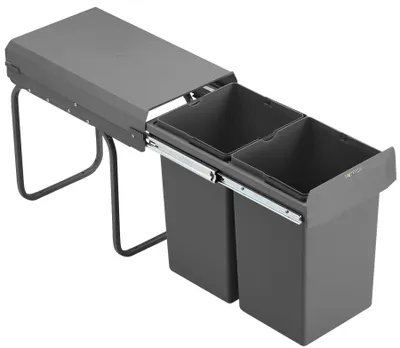 Produktbild von Mülleimer Rota Einbau ab 30cm Schrankbreite 2x 15 L Abfalleimer Küche