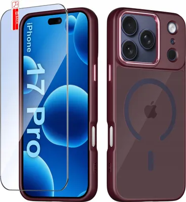 Produktbild von iPhone 17 Pro CASE für MagSafe MATT Magnetisch PREMIUM + Glas 9H