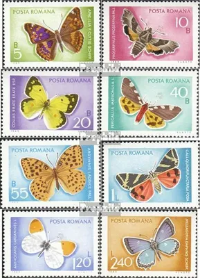 Produktbild von Briefmarken Rumänien 1969 Mi 2771-2778 (kompl.Ausg.) postfrisch Schmetterlinge