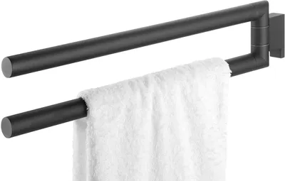 Produktbild von Tiger Handtuchhalter Bold 2-Armig Mattschwarz