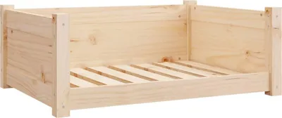 Obrázok produktu pre vidaXL Pelech pre psov 75,5x55,5x28 cm Borovicový masív