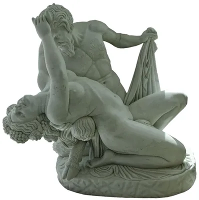 Produktbild von Casa Padrino Antik Stil Marmor Skulptur Grau 110 x H. 115 cm