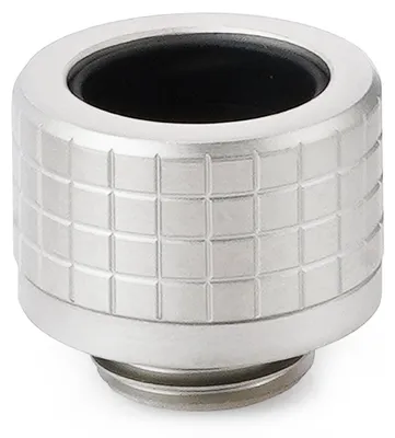 Fitting HT14, Mat nikkel, G1/4", für 14 mm Hard Tubes, Messing