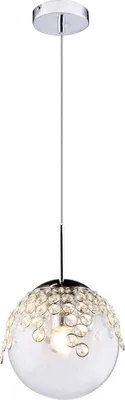 Produktbild von Pendellampe, Glas, Kristallen, 20 cm