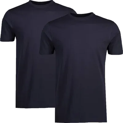 Produktbild von LERROS Doppelpack T-Shirt Rundhals in Premium Baumwollqualität , Farbe: NAVY , Größe: S