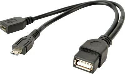 Produktbild von gembird USB-Adapter micro A -> micro B 0.15m OTG