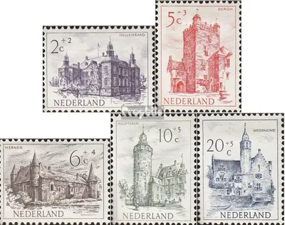 Produktbild von Briefmarken Niederlande 1951 Mi 570-574 (kompl.Ausg.) postfrisch Sommermarken