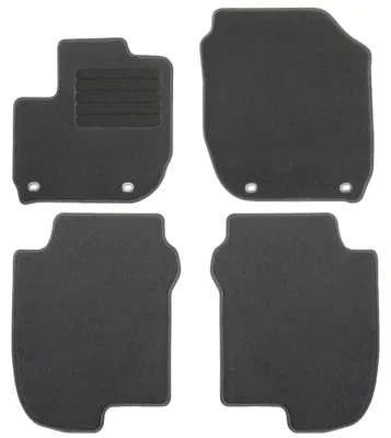 Fußmatten-Set für Honda HR-V II, 09/2015-08/2021, 4-teilig, Schwarz