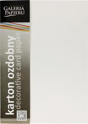 Zdjęcie produktu dla Decorativer Cardboard Diamant Weiss (20) 1718
