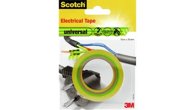 Zdjęcie produktu dla Scotch Isolierband universal, 15 mm x 10 m, gelb / grn